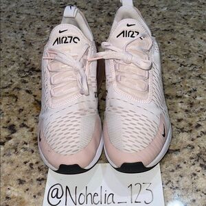 Nike Air270 Women's Light Pink and White Running Sneakers